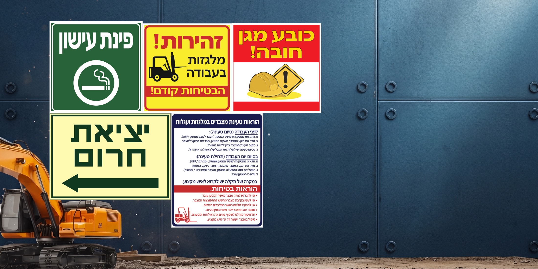 שילוט בטיחות תעשייתי
